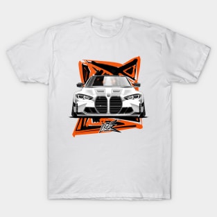 bmw m4 g82 competition white T-Shirt